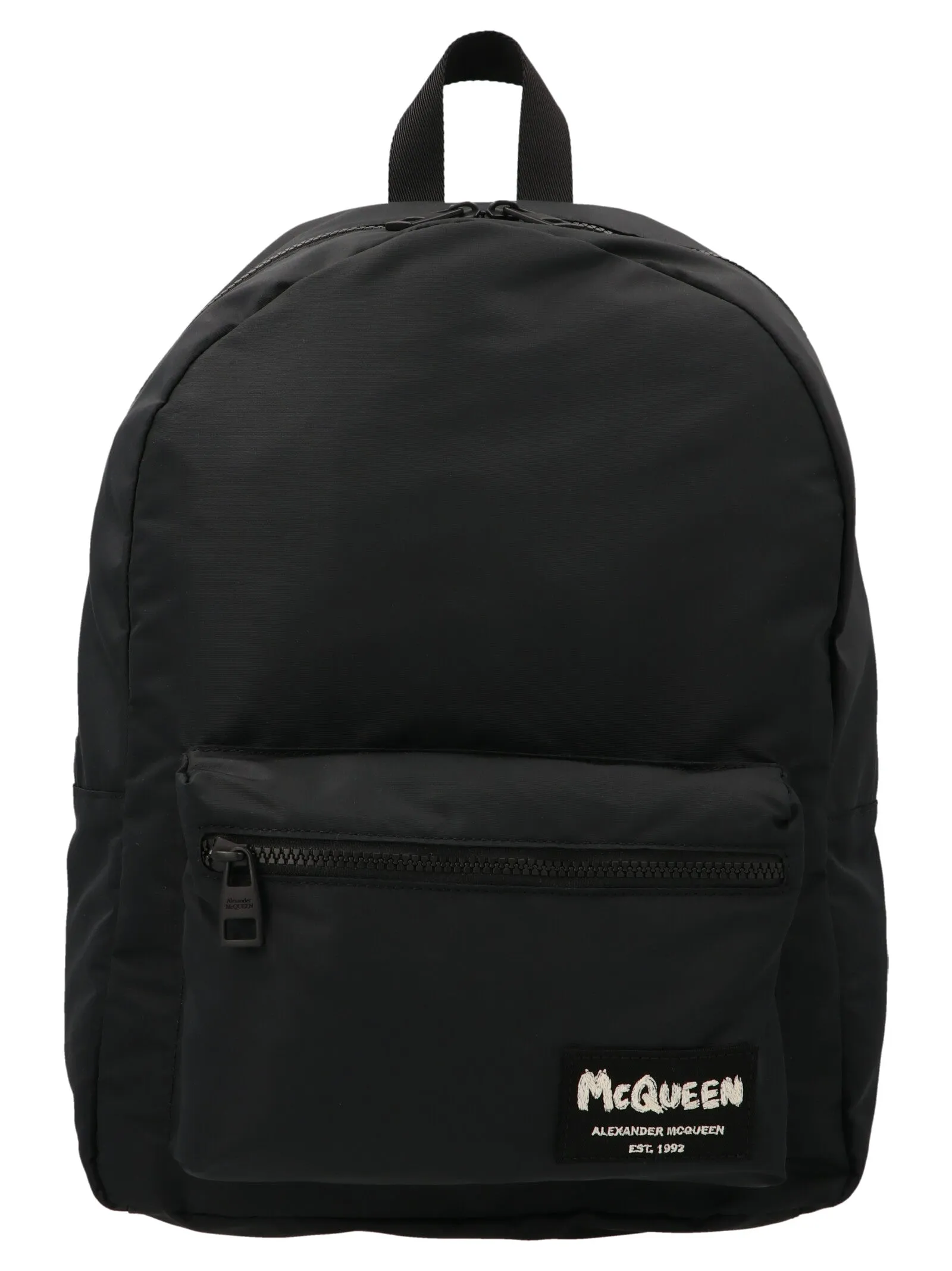 Alexander McQueen Metropolitan Logo Patch Backpack