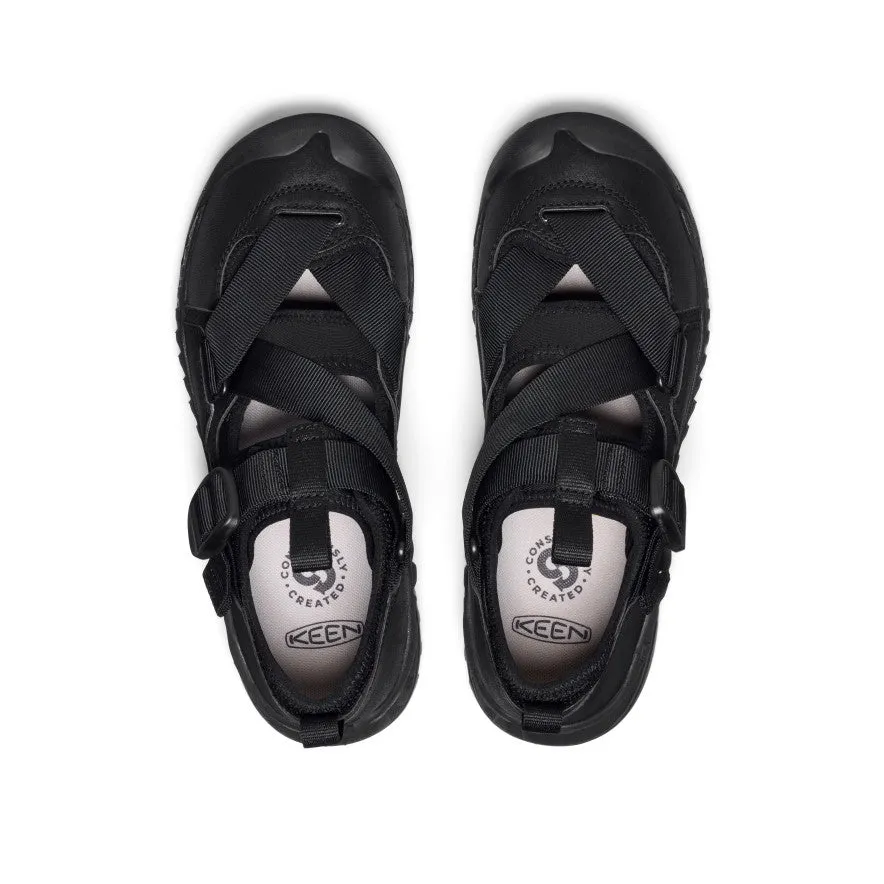 All Gender Hoodzerra Sandal  |  Black/Black