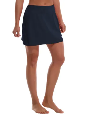 Athletic Tennis Golf Skort with Pocket Shorts darknavy_yoga