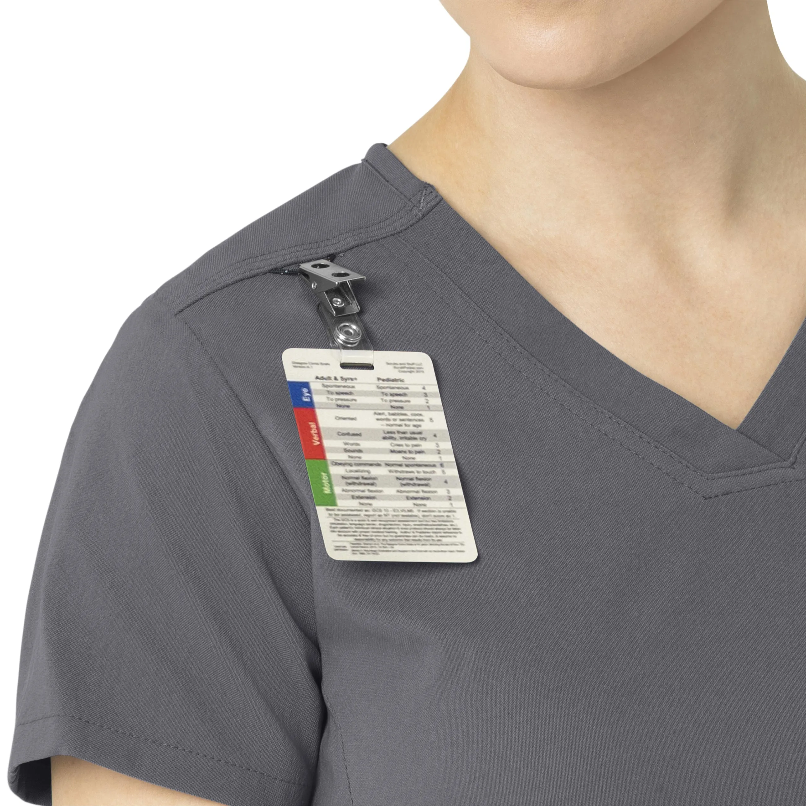 Carhartt Rugged Flex Peak Women's Tuck-In Scrub Top - Pewter