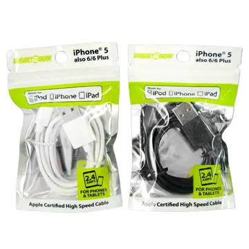 Charging Cable USB to Lightning 3FT - 6 Pieces Per Pack 21126