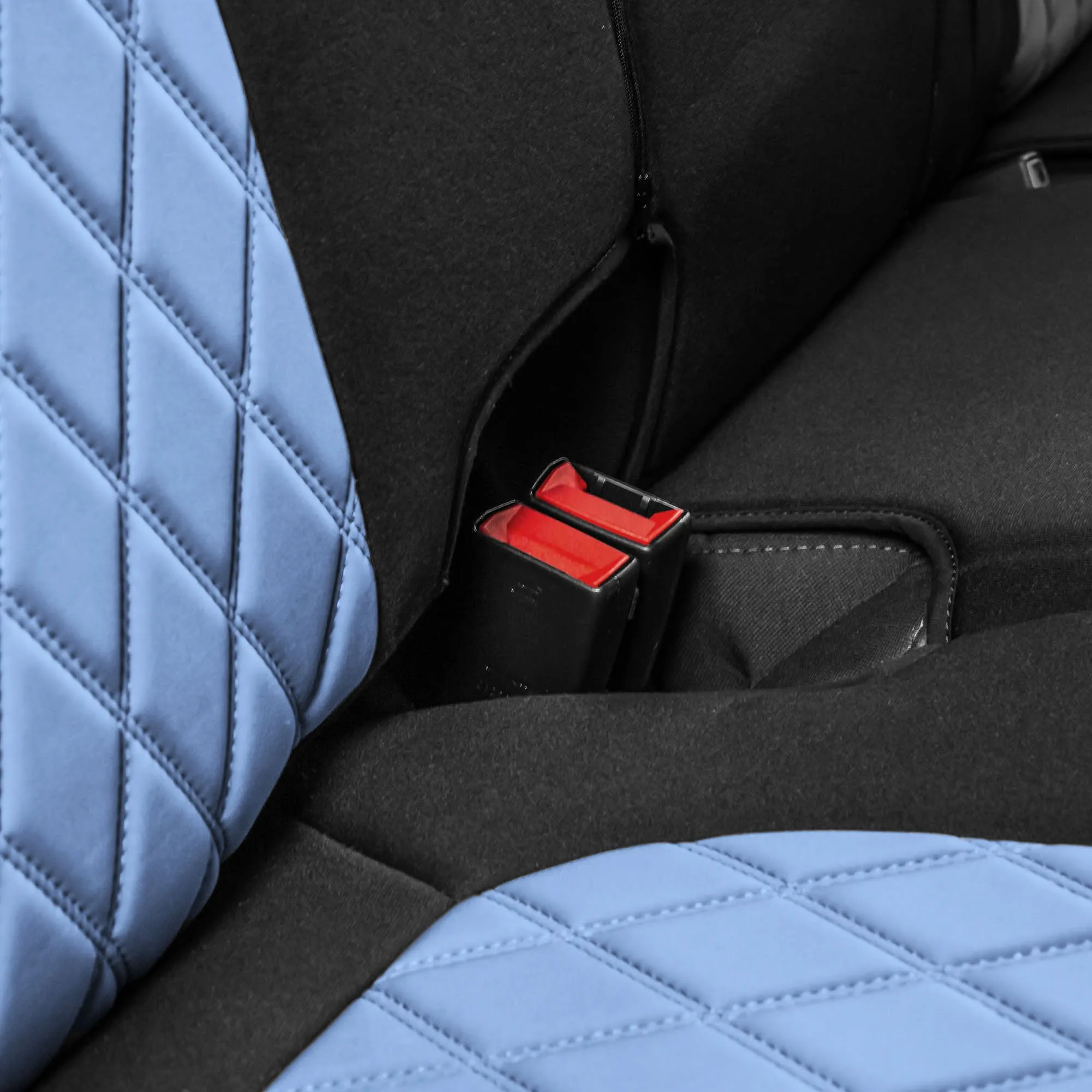 Chevrolet Silverado 1500 2500HD 3500HD RST | LTZ | HIGH COUNTRY  2019-2023 -  Rear Set Seat Covers - Blue Ultraflex Neoprene