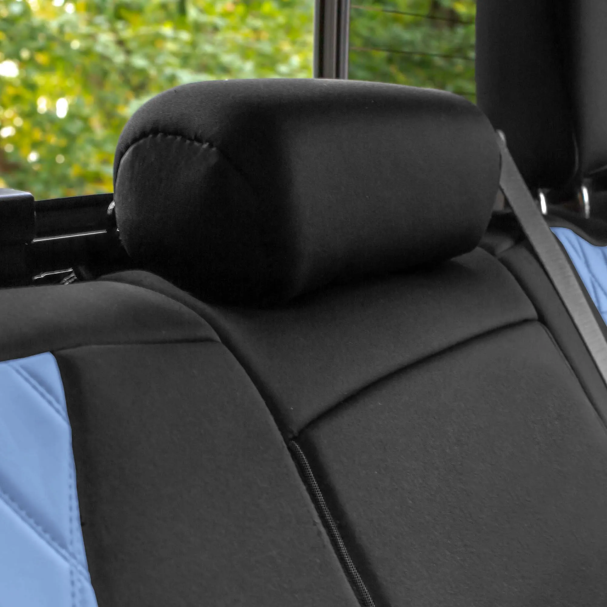 Chevrolet Silverado 1500 2500HD 3500HD RST | LTZ | HIGH COUNTRY  2019-2023 -  Rear Set Seat Covers - Blue Ultraflex Neoprene