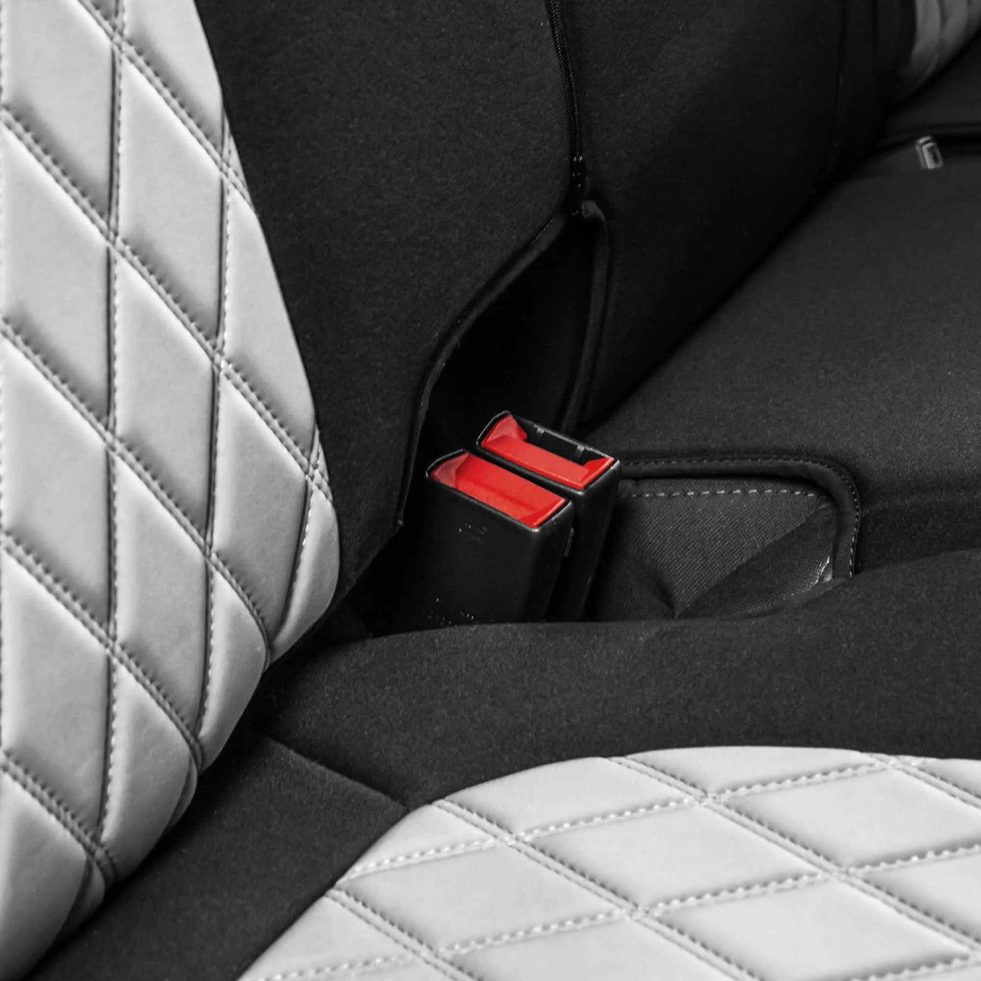 Chevrolet Silverado 1500 2500HD 3500HD RST | LTZ | HIGH COUNTRY  2019-2023 -  Rear Set Seat Covers - Gray Ultraflex Neoprene
