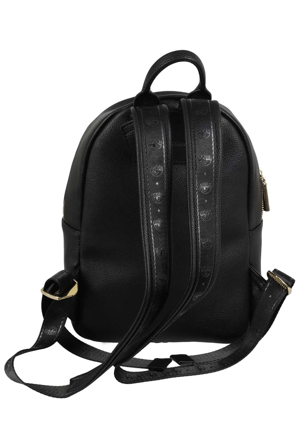 Chiara Ferragni Eyelike Embroidered Zipped Backpack