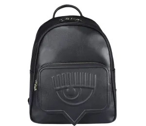 Chiara Ferragni Logo Embossed Zipped Backpack