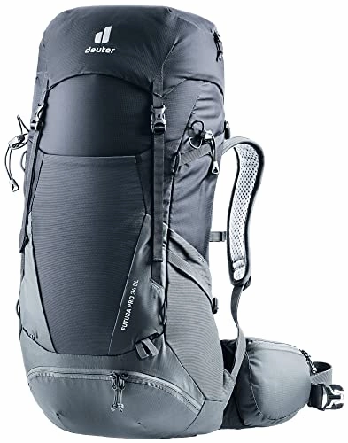 deuter Futura Pro 34 SL Damen Wanderrucksack. Black-graphite