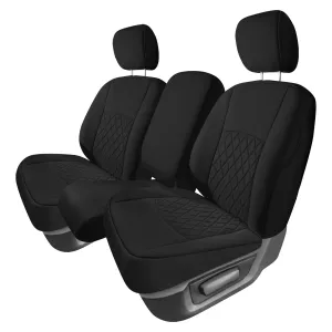 Dodge Ram 1500 2011-2018 & Ram 1500 Classic 2019-2025 - Front Set Seat Covers - Black Ultraflex Neoprene