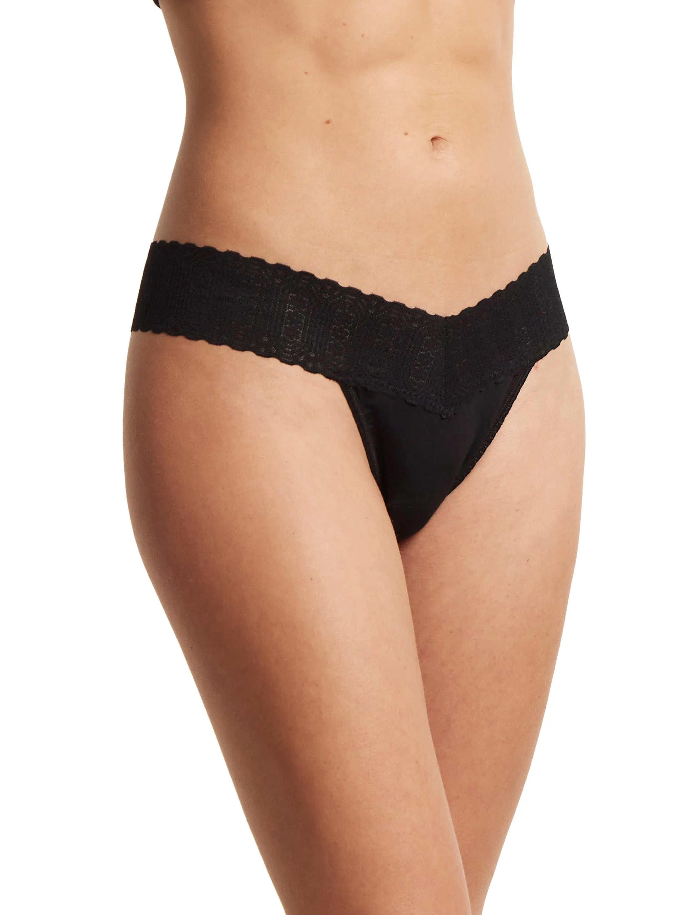 Eco Rx® Lite Low Rise Thong Black