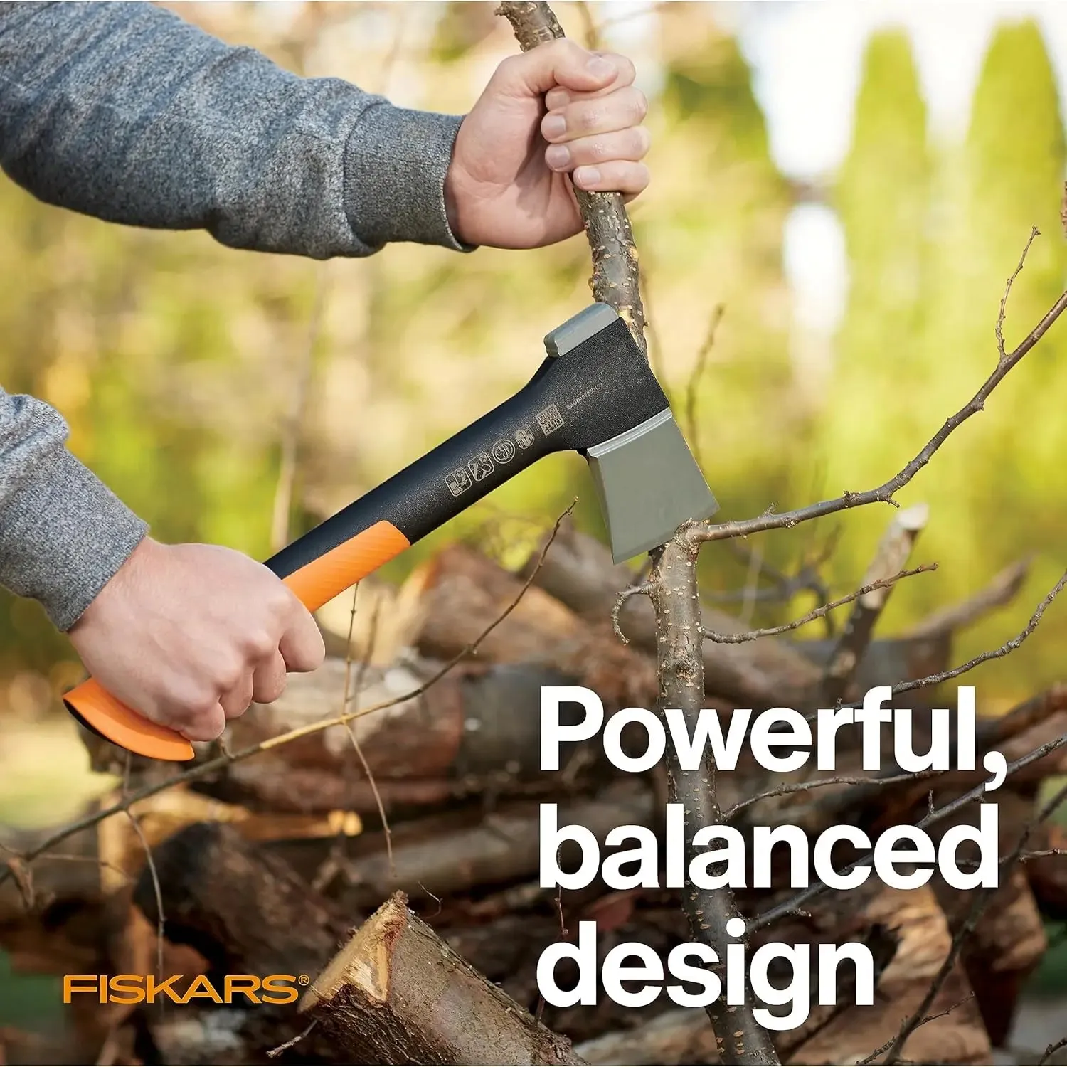 FISKARS FSK378501 - Steel Hatchet - 14"
