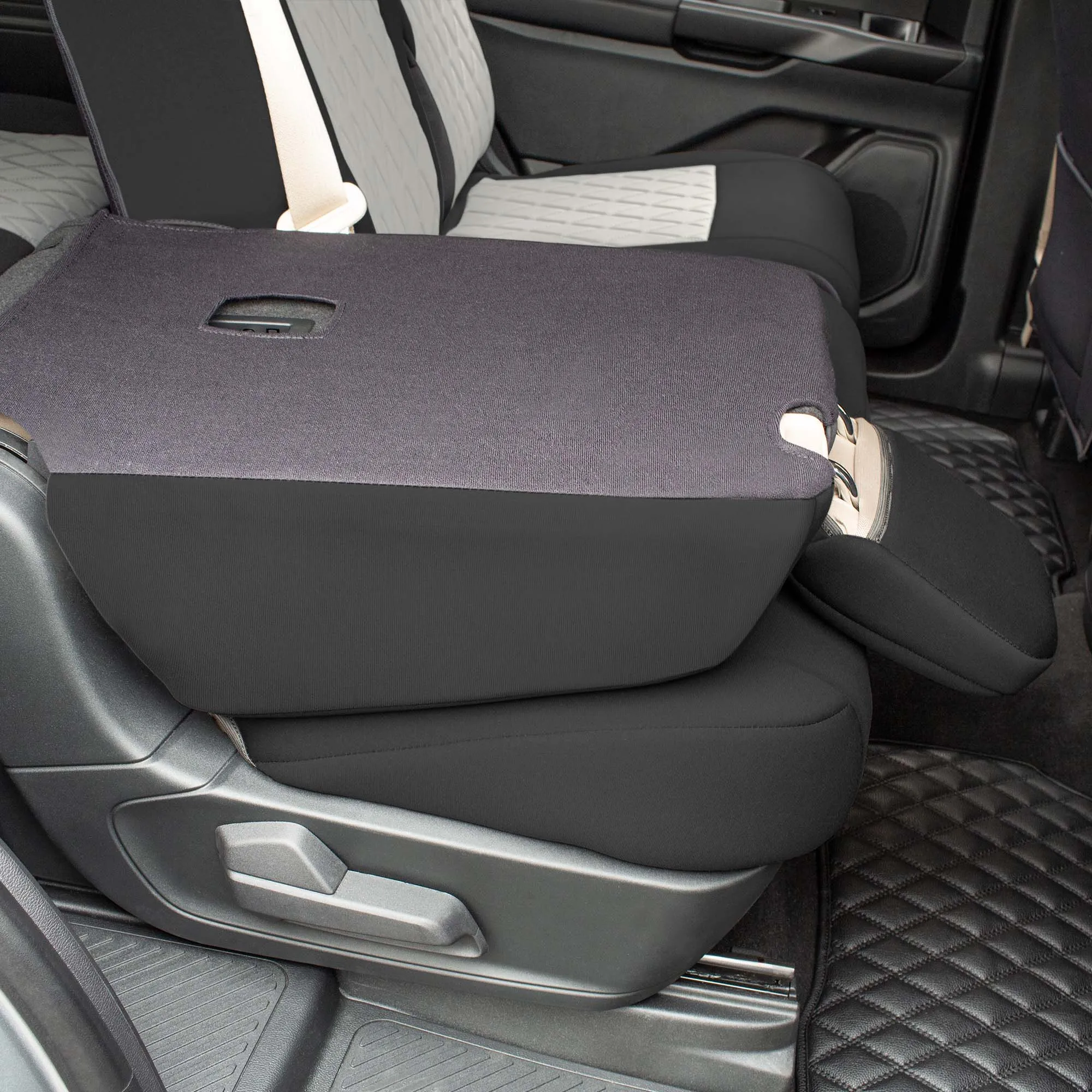 Ford Explorer Base 2020-2024  - 2nd Row Set Seat Covers  -  Beige Ultraflex Neoprene