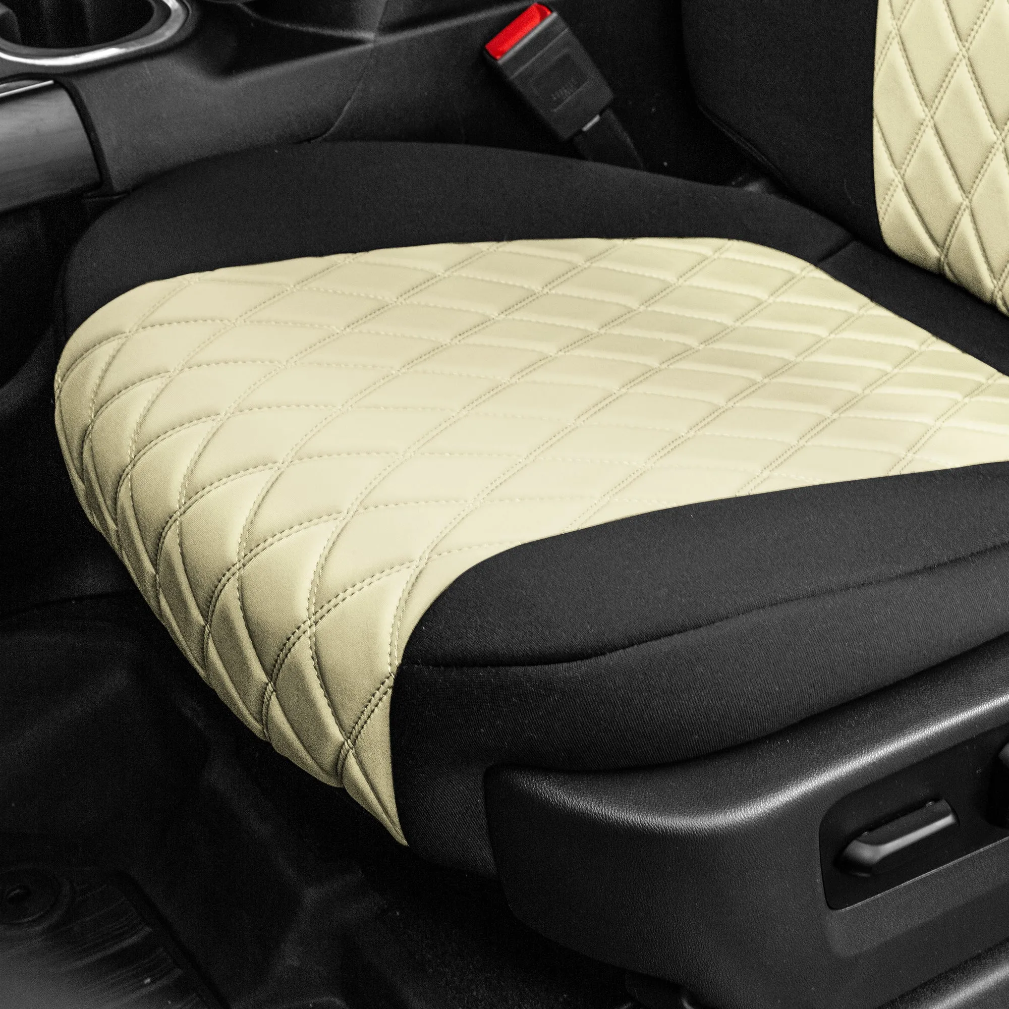 GMC Sierra 1500 2500HD 3500HD SLT | AT4 | DENALI 2019-2023 - Full Set Seat Covers - Beige Ultraflex Neoprene