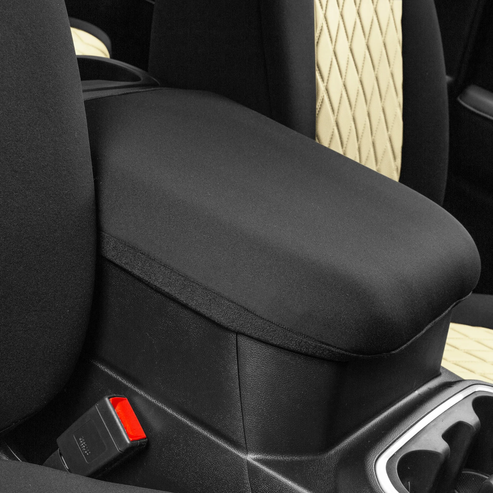 GMC Sierra 1500 2500HD 3500HD SLT | AT4 | DENALI 2019-2023 - Full Set Seat Covers - Beige Ultraflex Neoprene