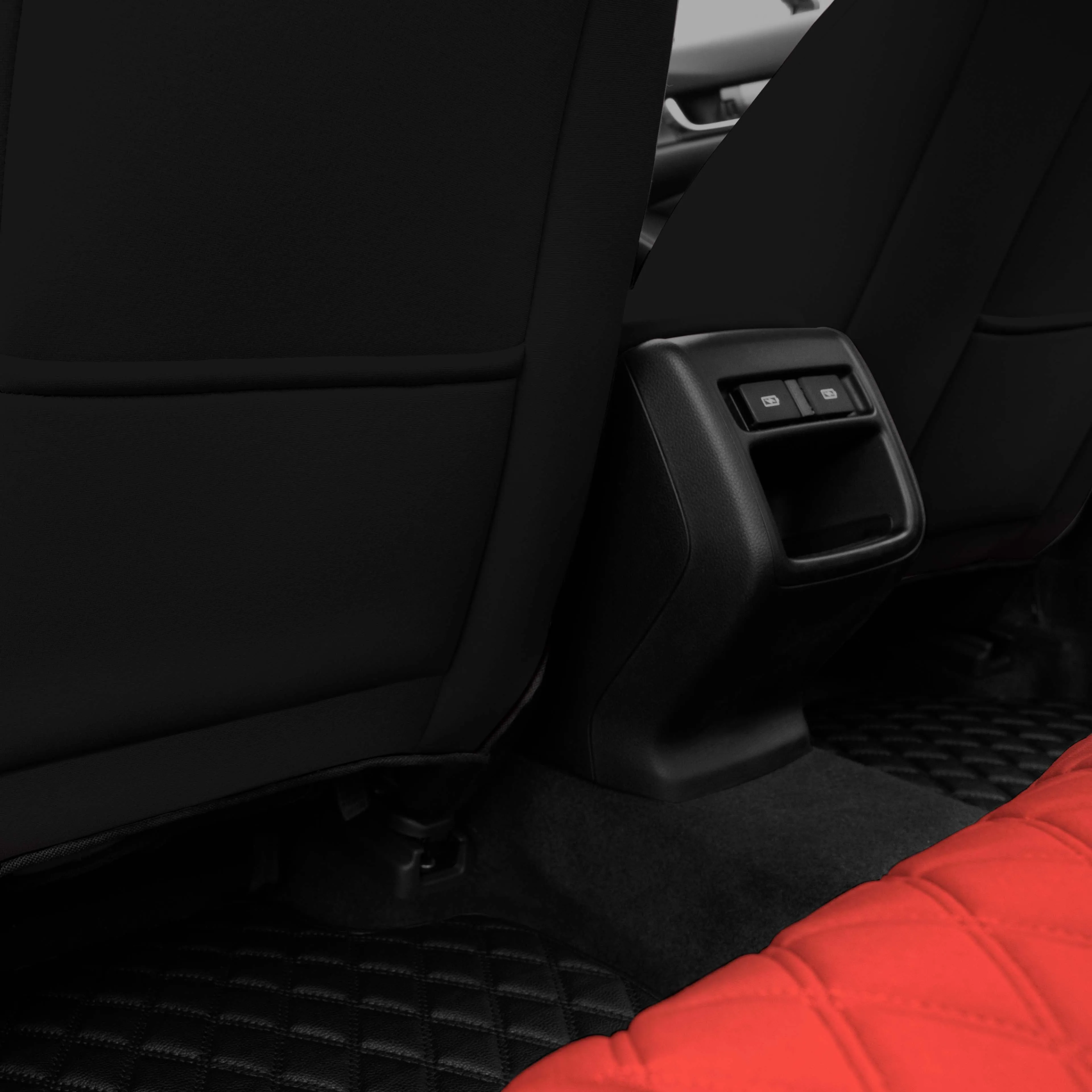 Honda Accord 2018 - 2022 Sport | Sport SE | EX| EX-L | Touring - Front Set Seat Covers - Red Ultraflex Neoprene