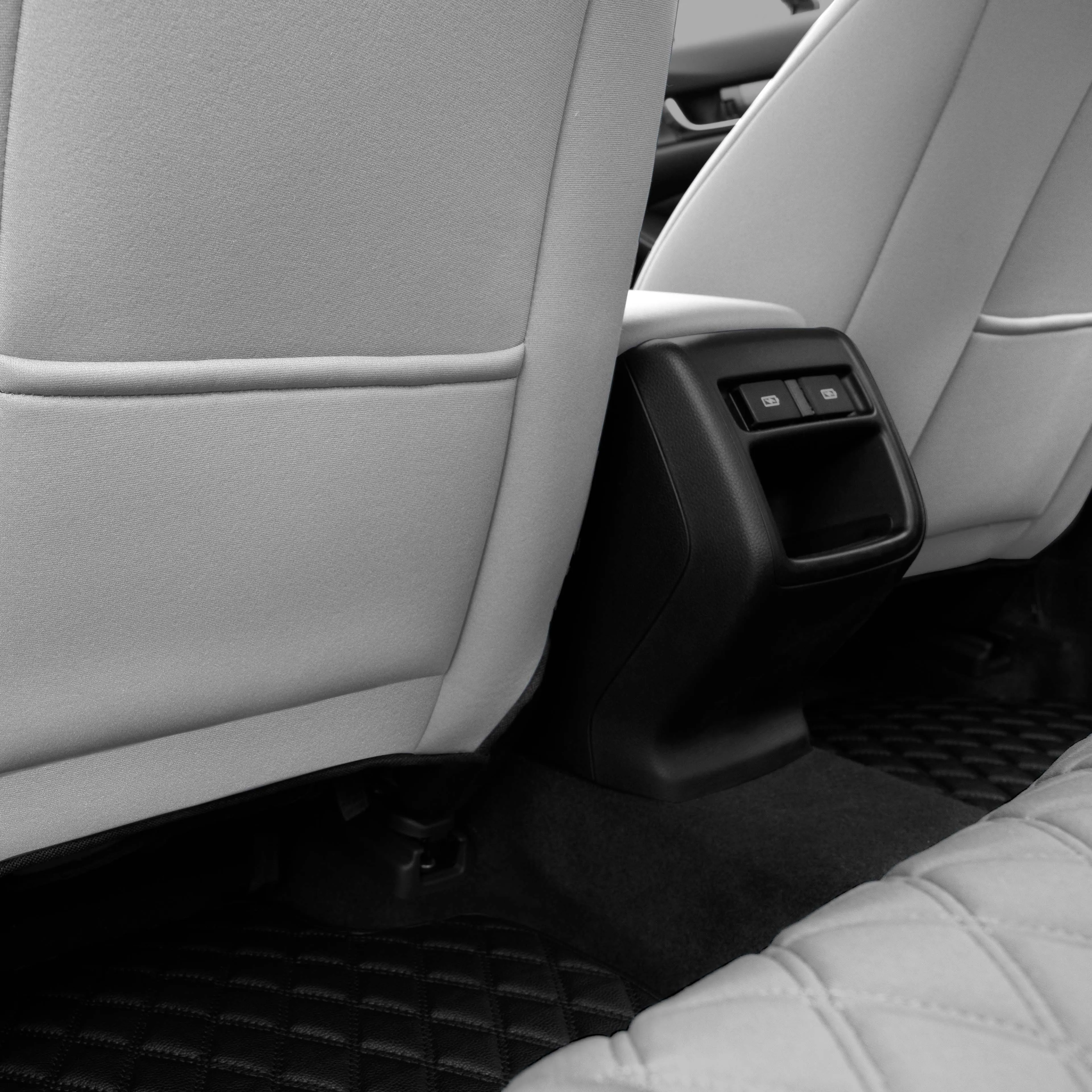 Honda Accord 2018 - 2022 Sport | Sport SE | EX| EX-L | Touring - Front Set Seat Covers - Solid Gray Ultraflex Neoprene