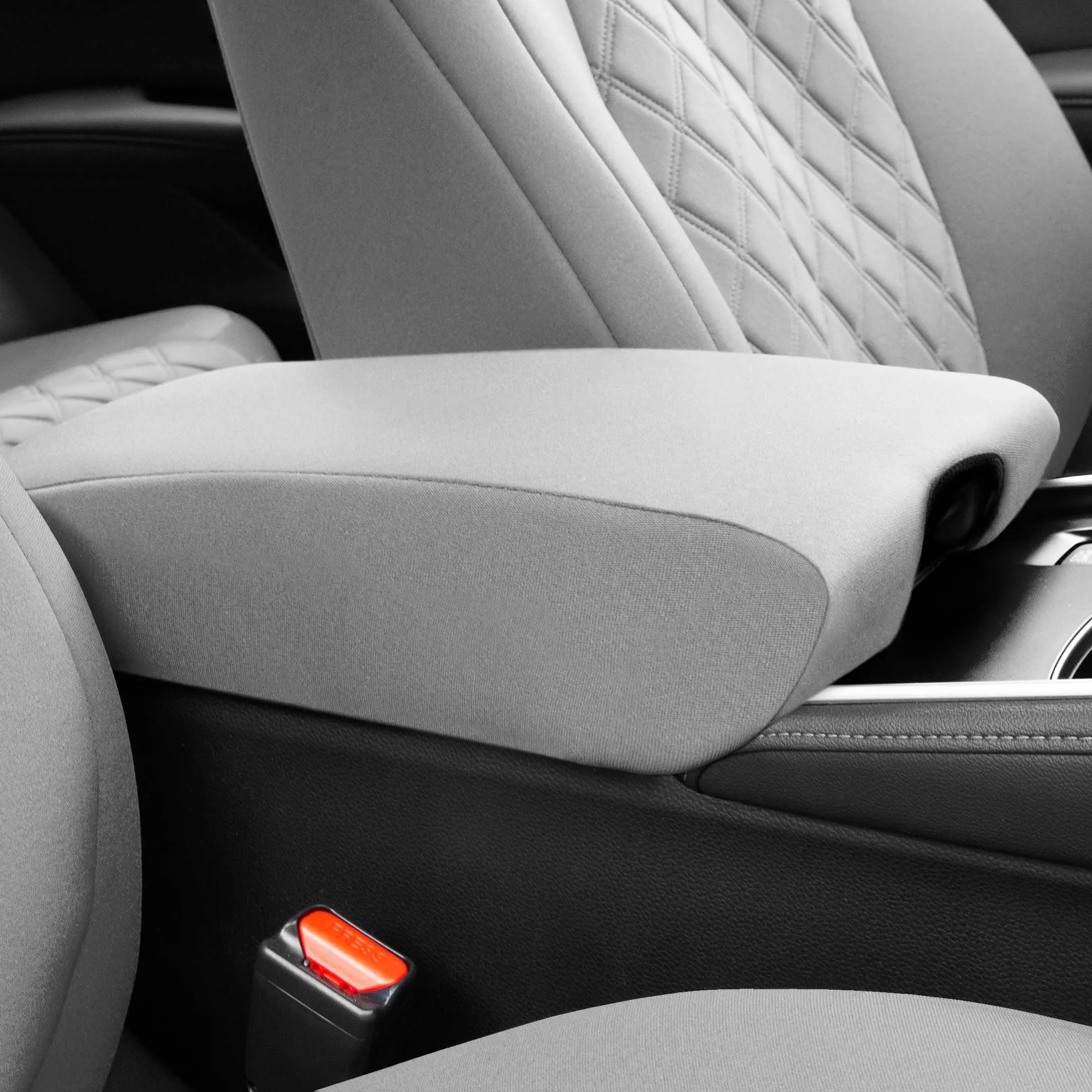 Honda Accord 2018 - 2022 Sport | Sport SE | EX| EX-L | Touring - Front Set Seat Covers - Solid Gray Ultraflex Neoprene