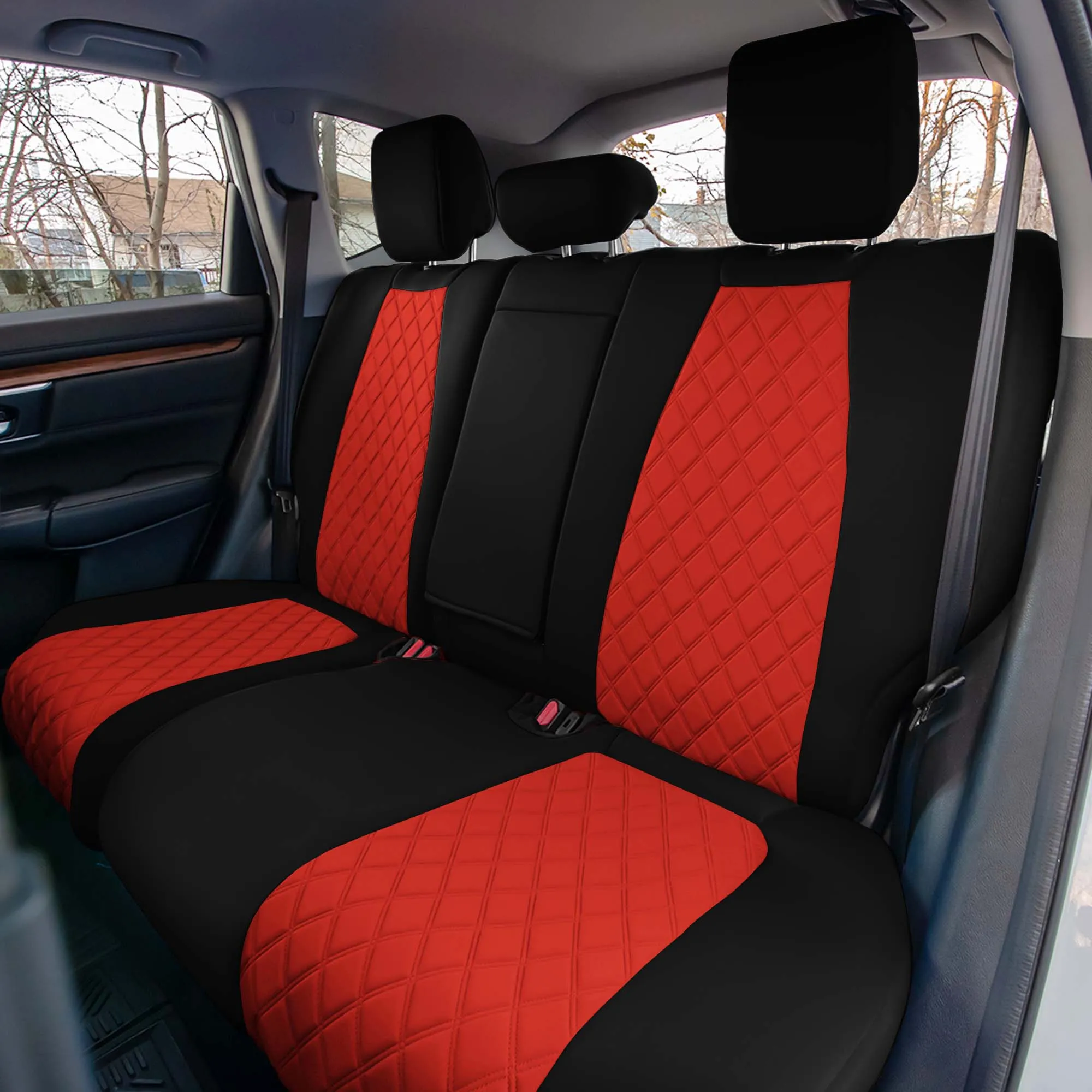 Honda CR-V 2017-2022 - Full Set Seat Covers - Red Ultraflex Neoprene