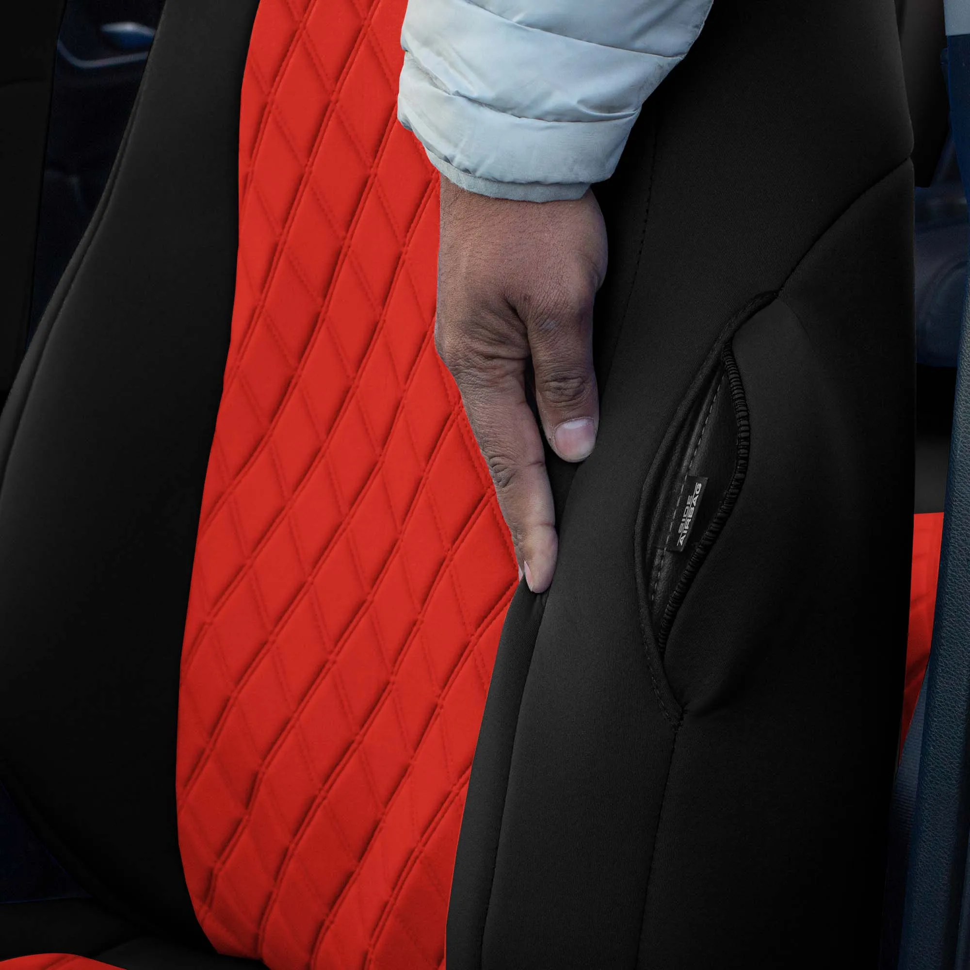 Honda CR-V 2017-2022 - Full Set Seat Covers - Red Ultraflex Neoprene