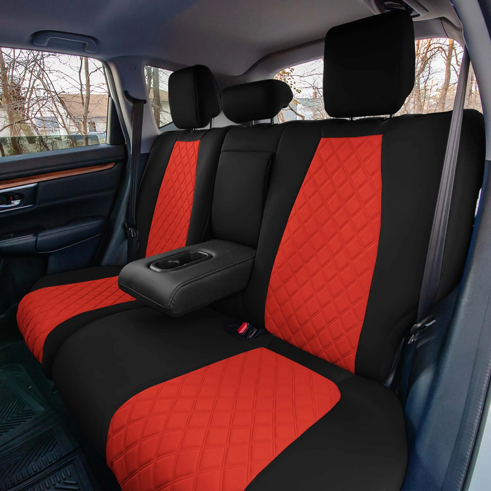 Honda CR-V 2017-2022 - Full Set Seat Covers - Red Ultraflex Neoprene