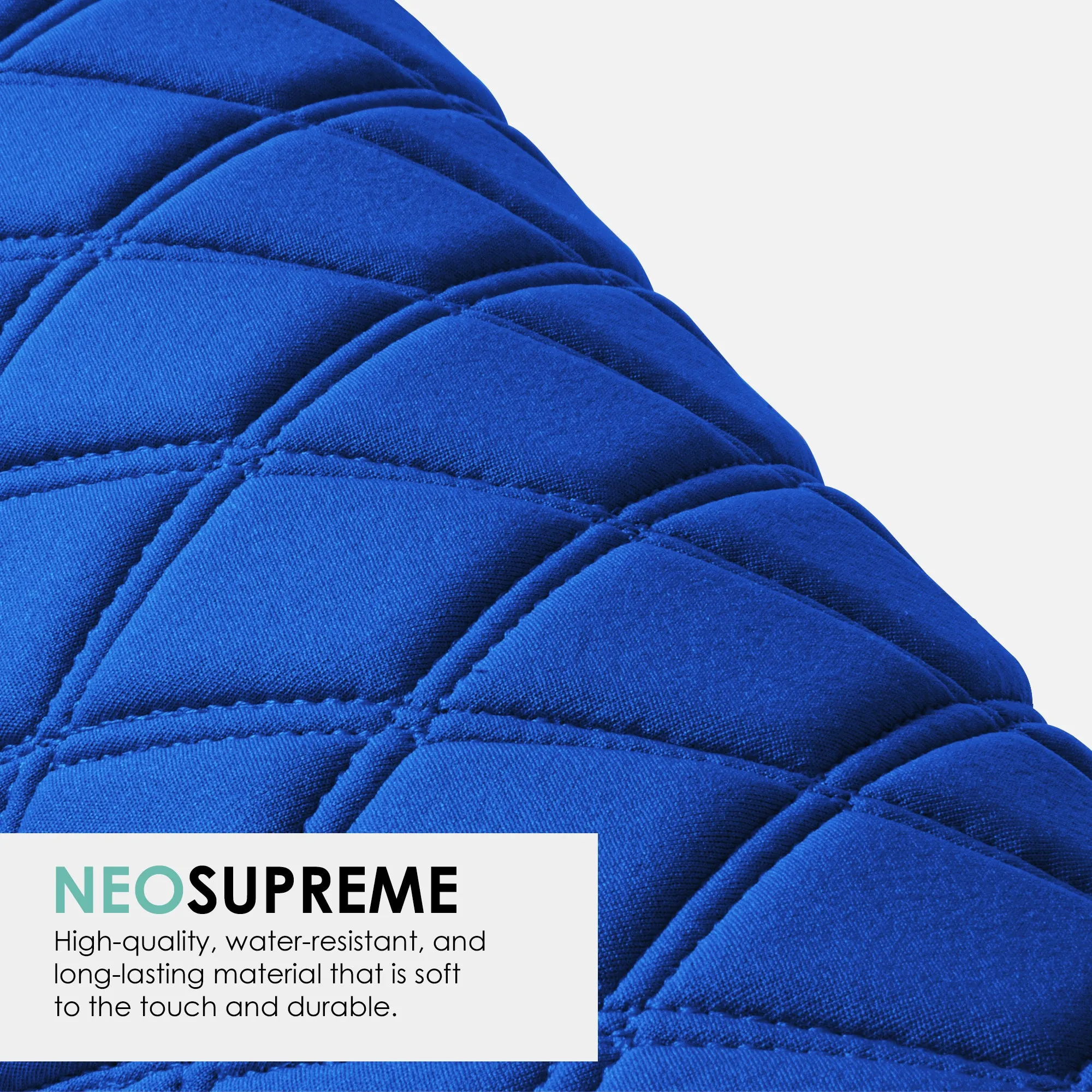 Honda Pilot 2016 - 2022 - 3rd Row Seat Covers - Blue Ultraflex Neoprene