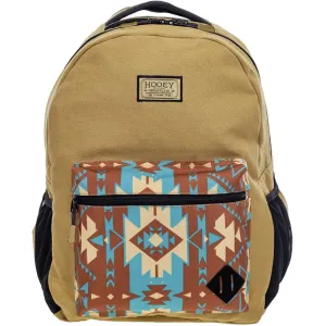 HOOey "Recess" Aztec Pocket (Tan/Turquoise/Red) - Backpack