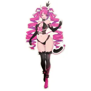 Ironmouse Demon Queen Lingerie Sticker