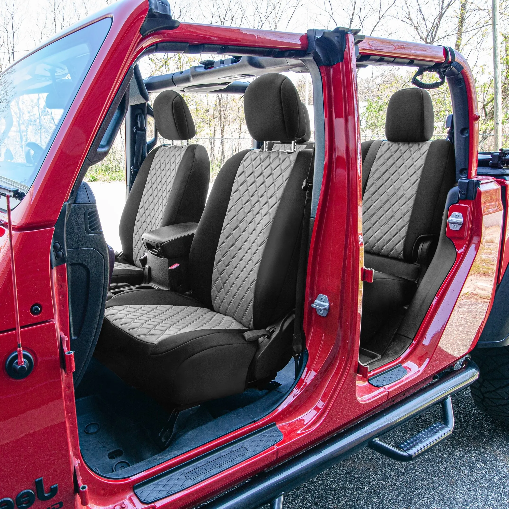 Jeep Gladiator JT 2020-2024  - Full Set Seat Covers - Gray Ultraflex Neoprene