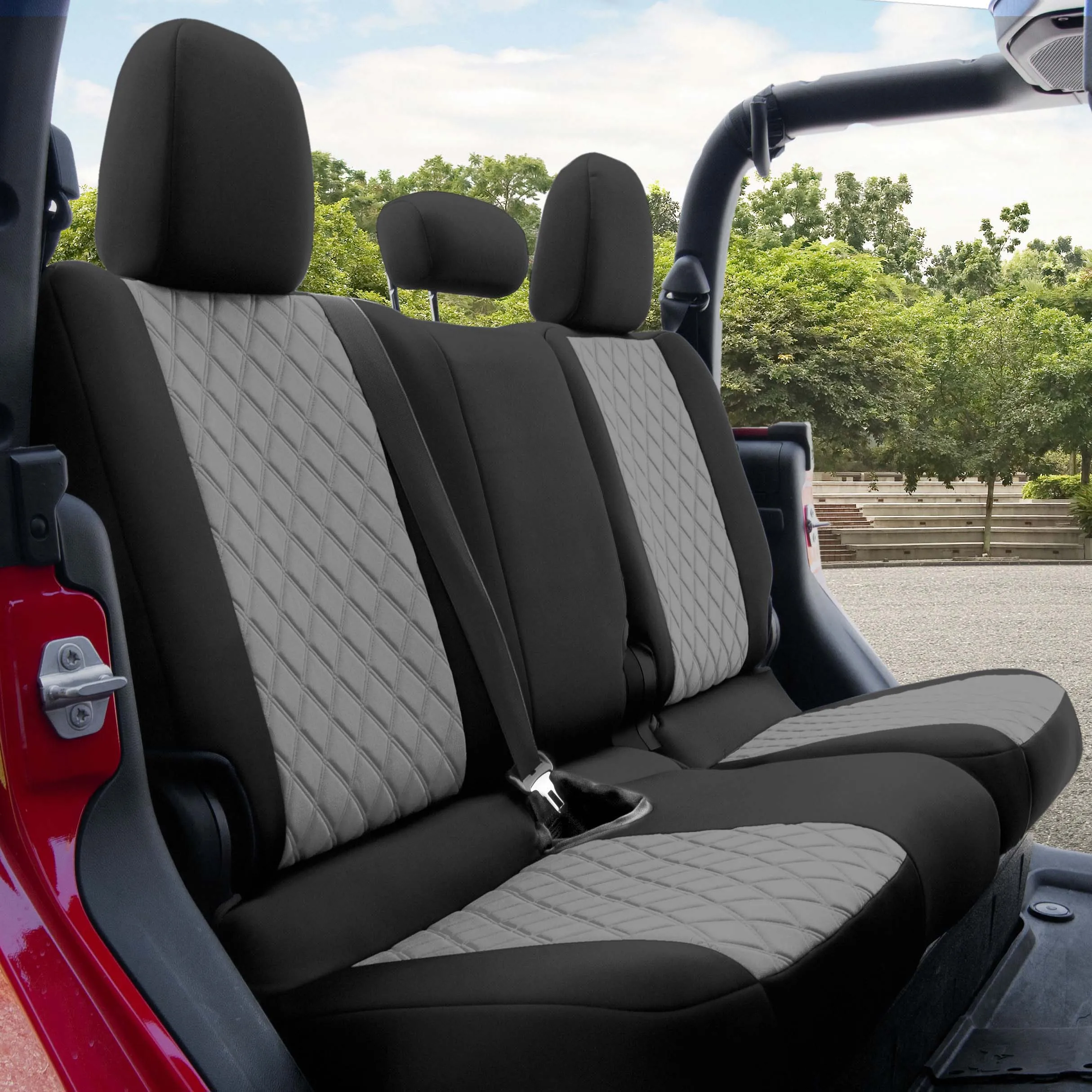 Jeep Gladiator JT 2020-2024  - Full Set Seat Covers - Gray Ultraflex Neoprene