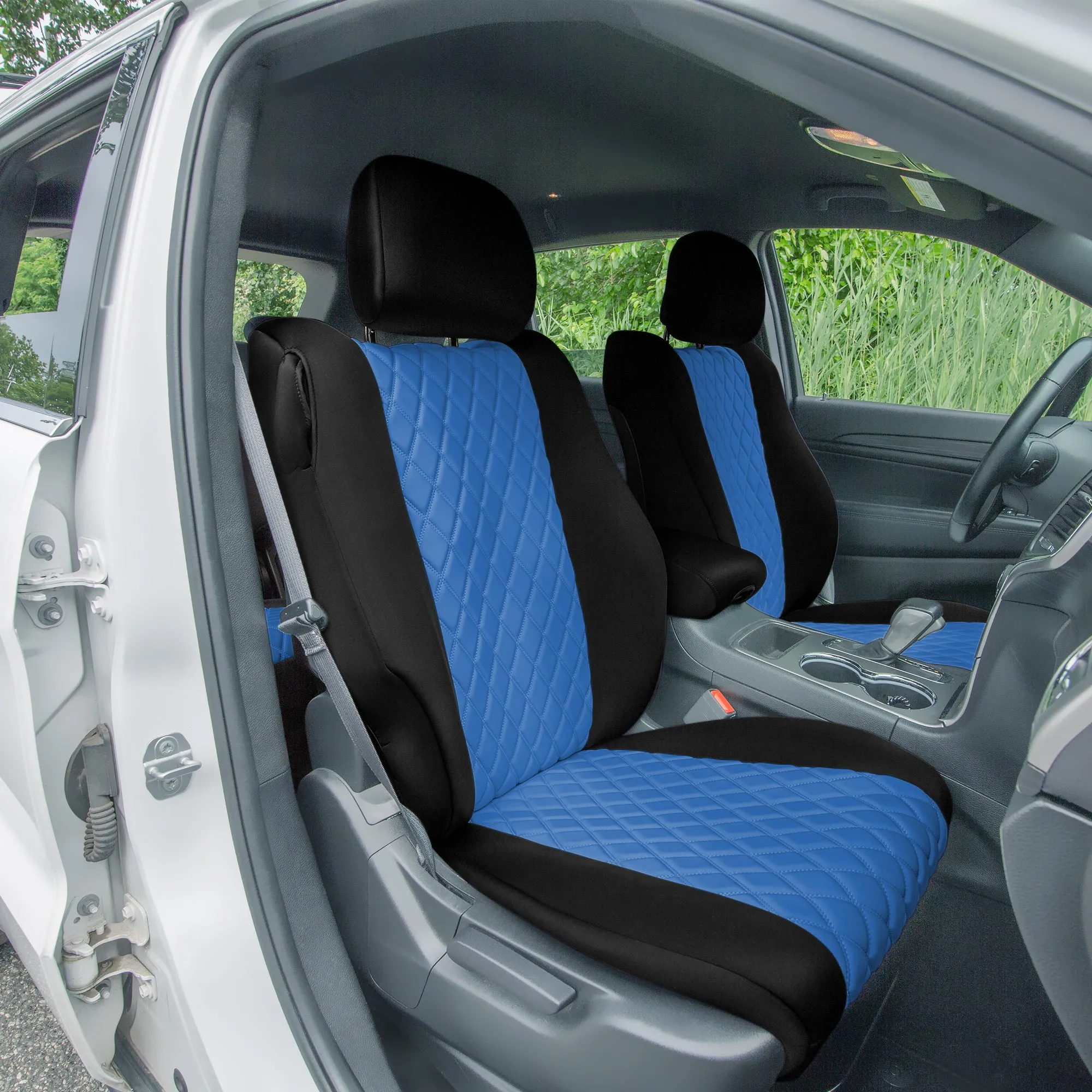 Jeep Grand Cherokee 2011 -2021 - Front Set Seat Covers - Blue Ultraflex Neoprene