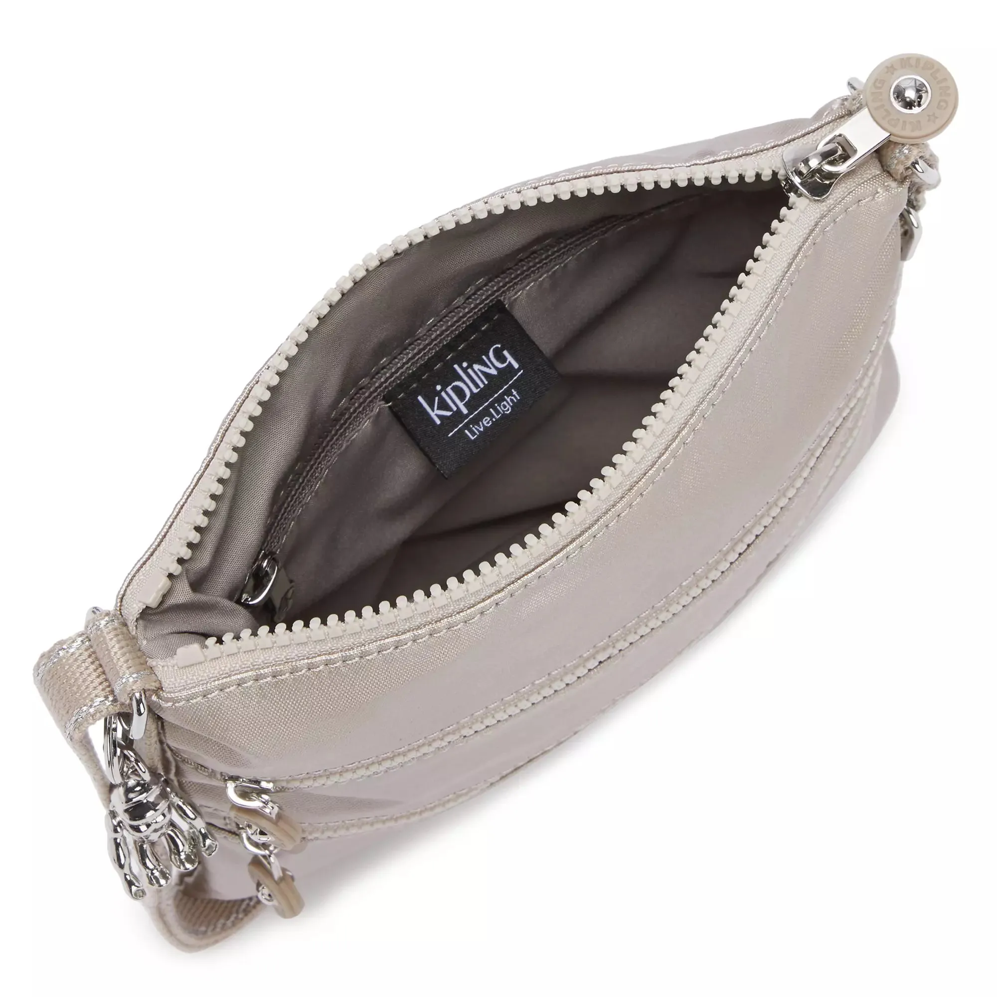 Kipling Keiko Metallic Crossbody Mini Bag - Metallic Glow