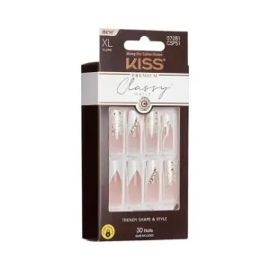 Kiss Classy Premium Nails 30-Count XL-Long Length-CSP51