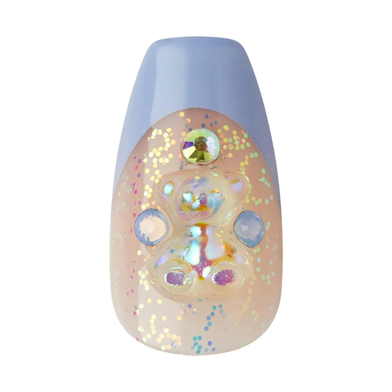 Kiss Majestic Dream Nails. 30 Reusable Sculpted Nails. Medium Length [MJ08]