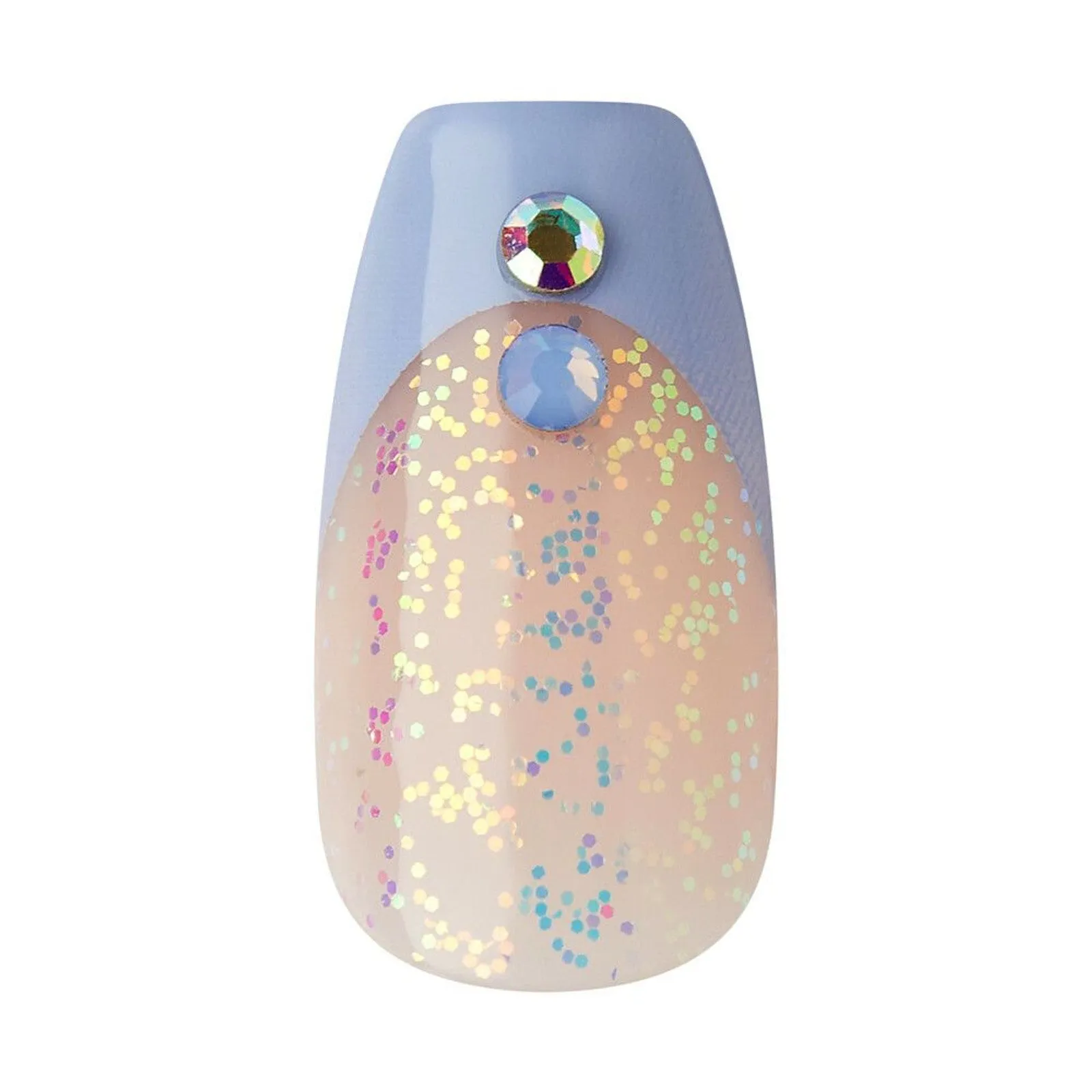 Kiss Majestic Dream Nails. 30 Reusable Sculpted Nails. Medium Length [MJ08]