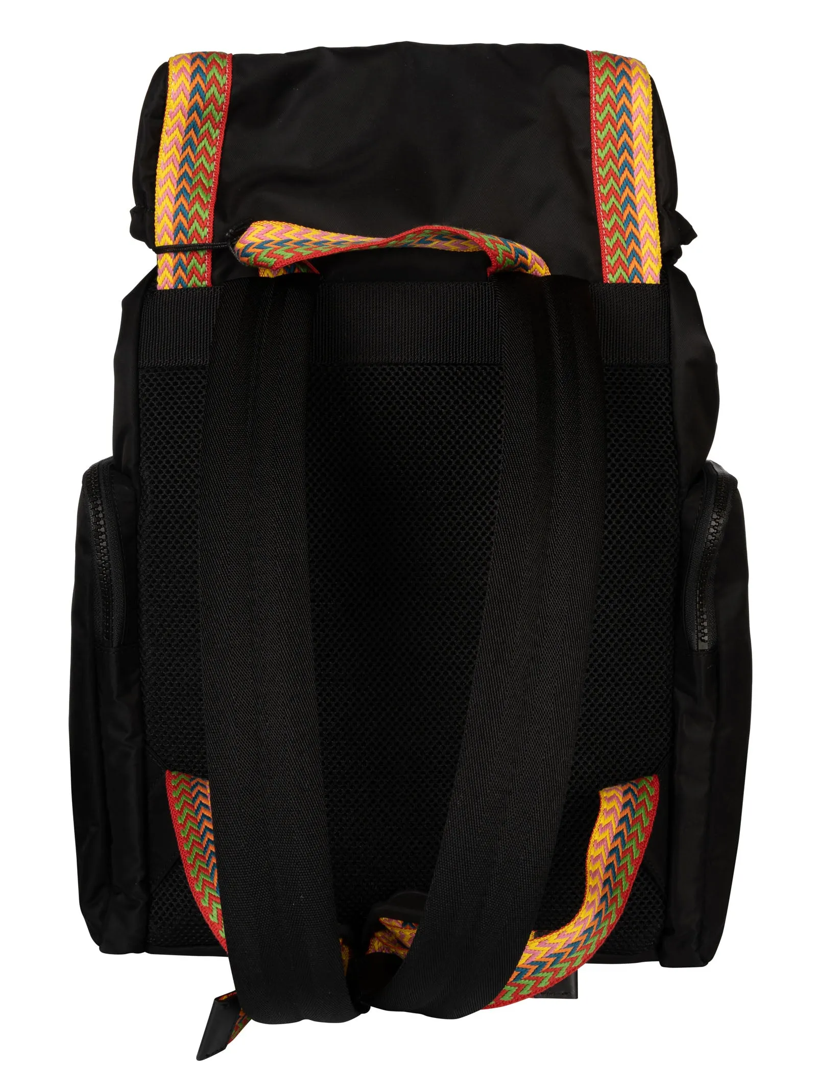 Lanvin Logo Embroidered Strap-Detailed Backpack