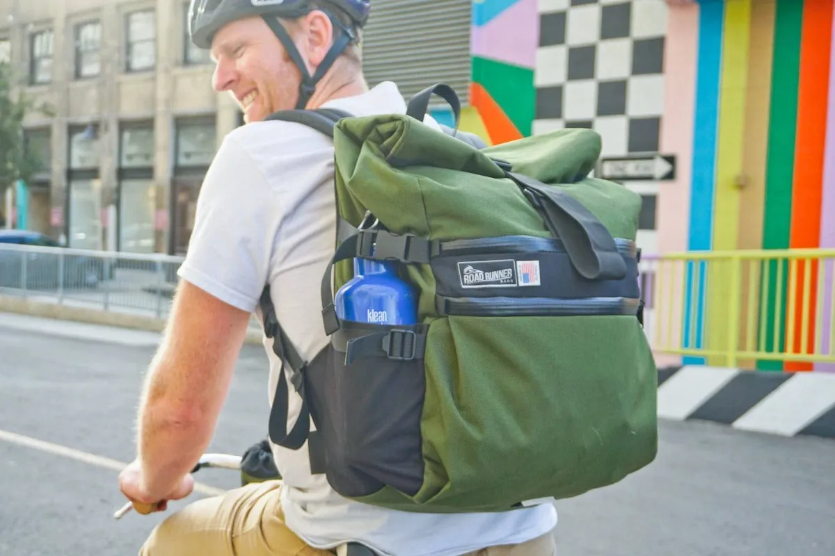 Large Roll Top Backpack: 33L