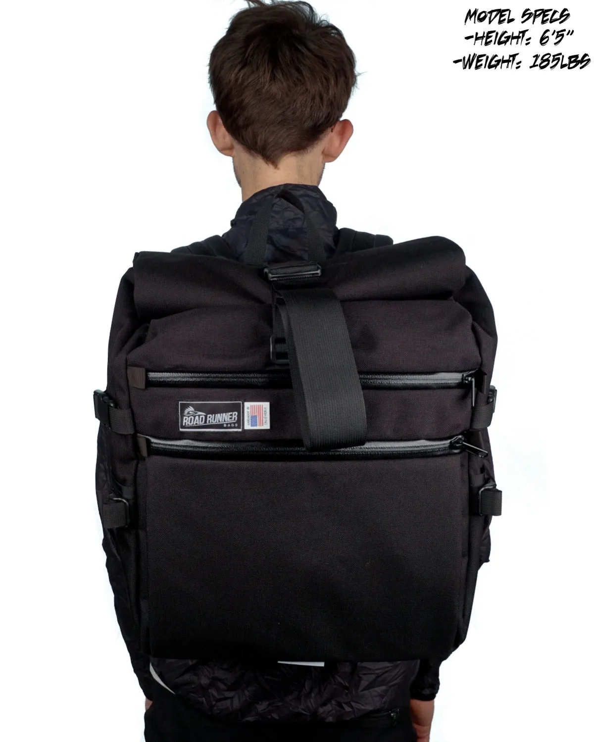 Large Roll Top Backpack: 33L
