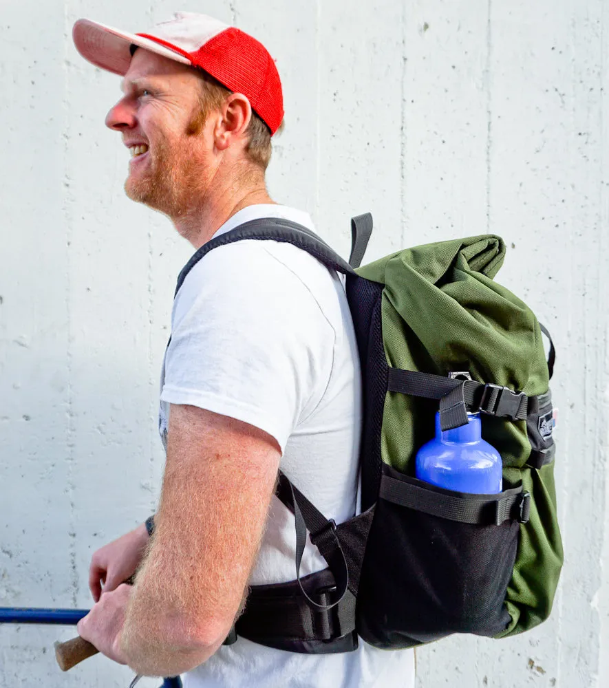 Large Roll Top Backpack: 33L