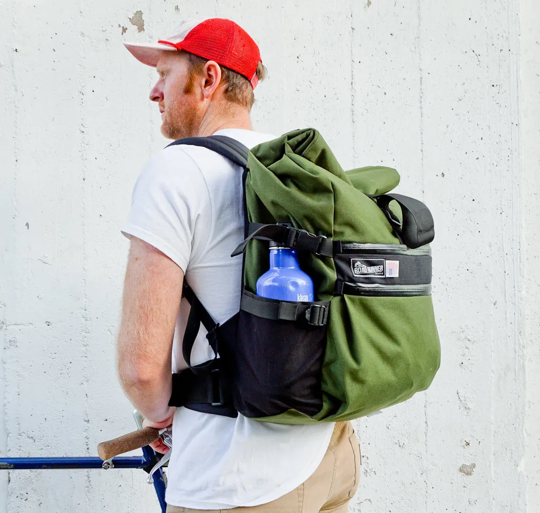 Large Roll Top Backpack: 33L