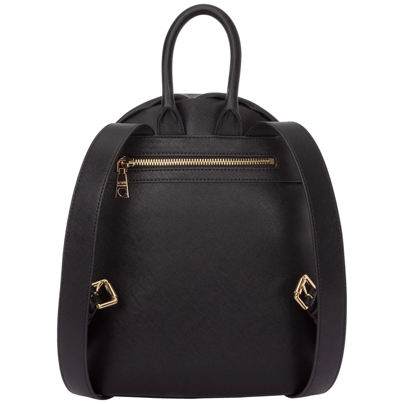 Love Moschino Stud Embellished Logo Embroidered Backpack