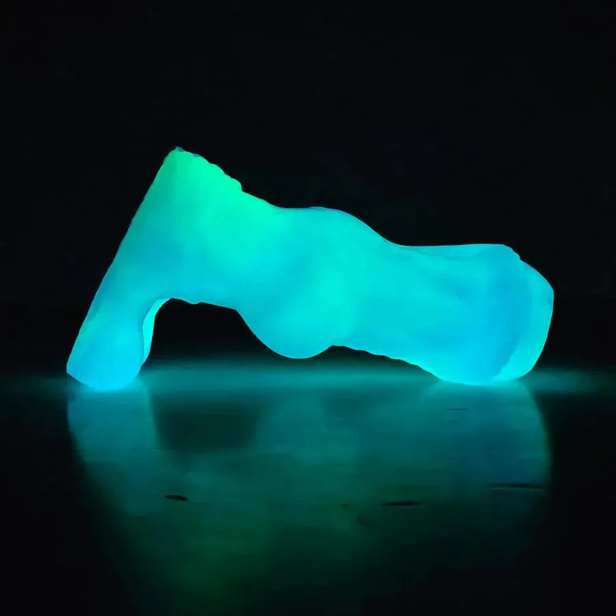 Luminous Silicone Knot Dick Sleeve