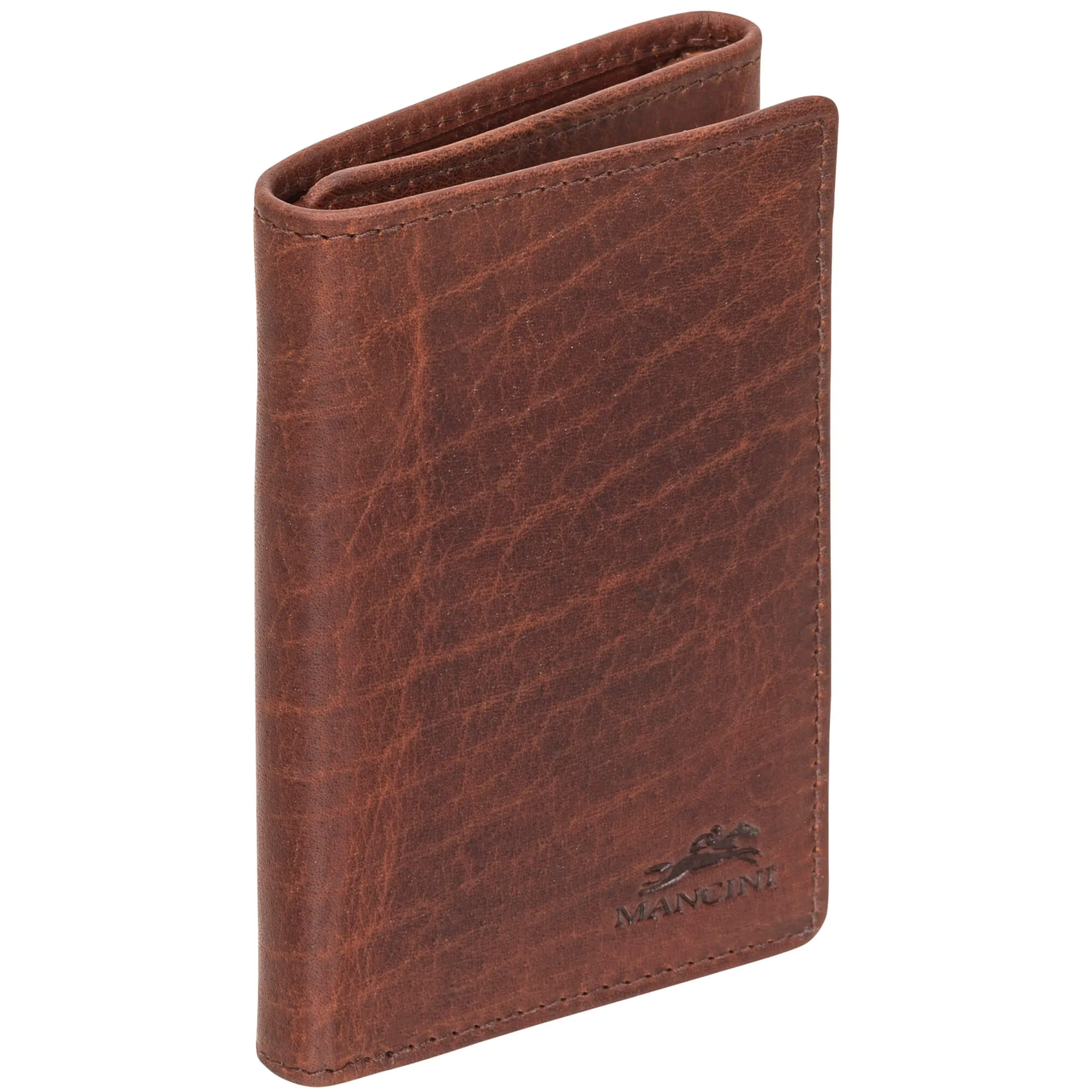 Mancini BUFFALO RFID Secure Trifold Wallet