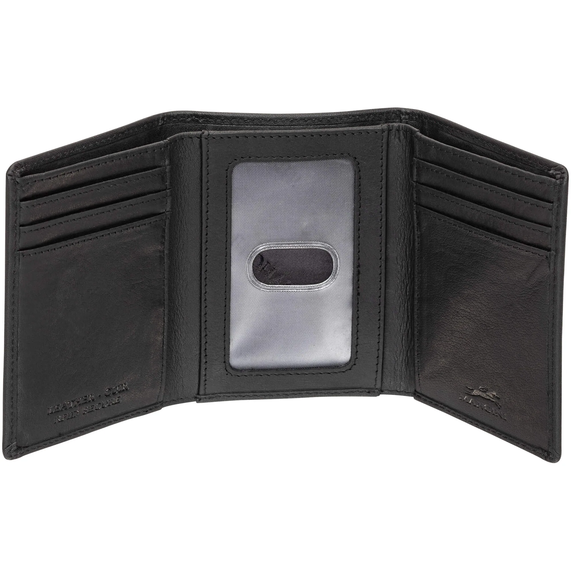 Mancini BUFFALO RFID Secure Trifold Wallet