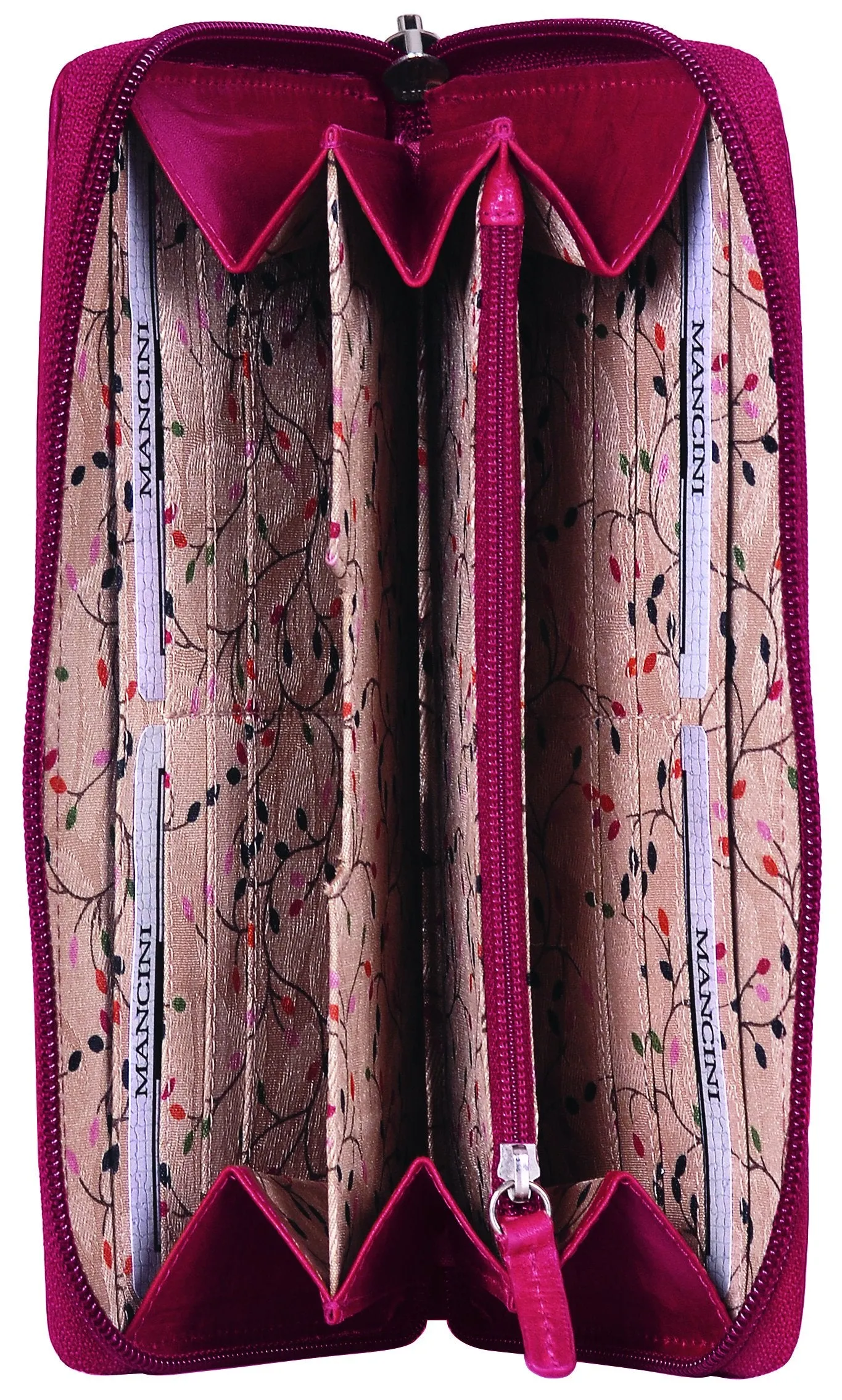 Mancini CASABLANCA Collection Ladies' “Clutch” Wallet (RFID Secure)