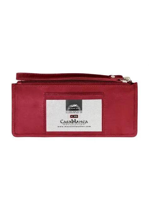 Mancini CASABLANCA Collection Ladies' “ Wristlet” (RFID Secure)