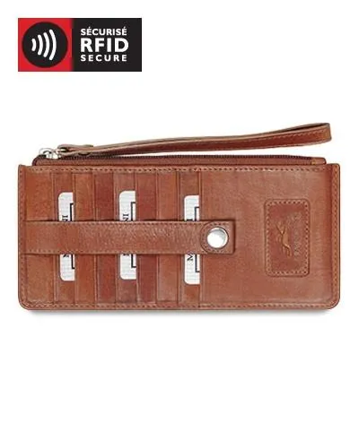 Mancini CASABLANCA Collection Ladies' “ Wristlet” (RFID Secure)