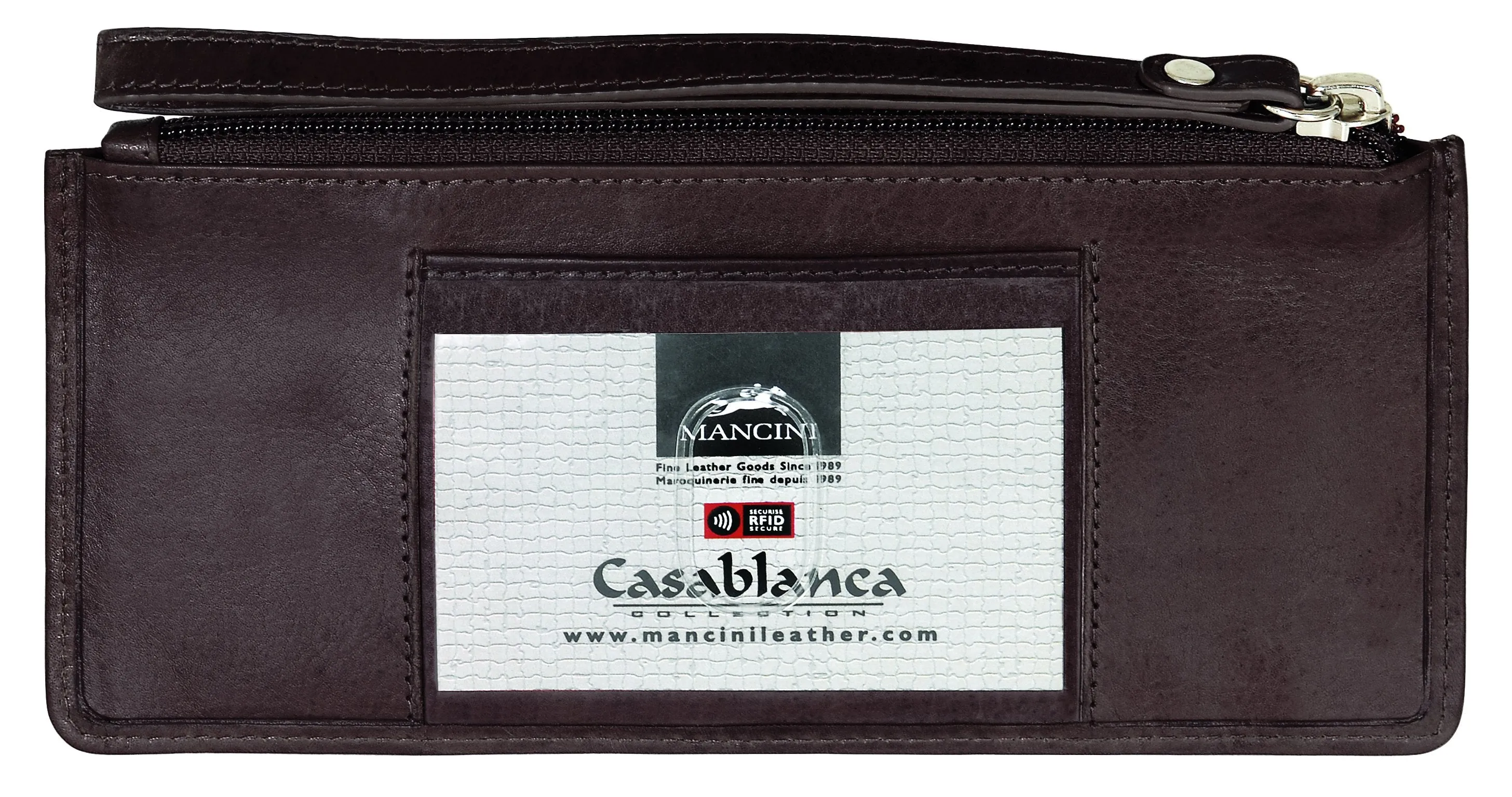 Mancini CASABLANCA Collection Ladies' “ Wristlet” (RFID Secure)
