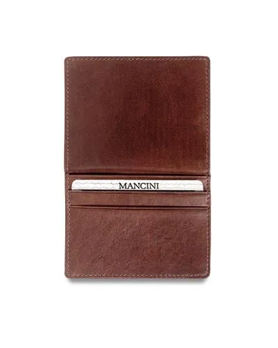 Mancini CASABLANCA Collection Men's Billfold with Removable Passcase (RFID Secure)
