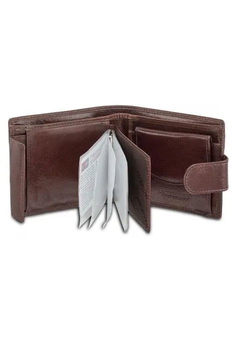 Mancini EQUESTRIAN-2 Deluxe Men's Wallet with Coin Pocket