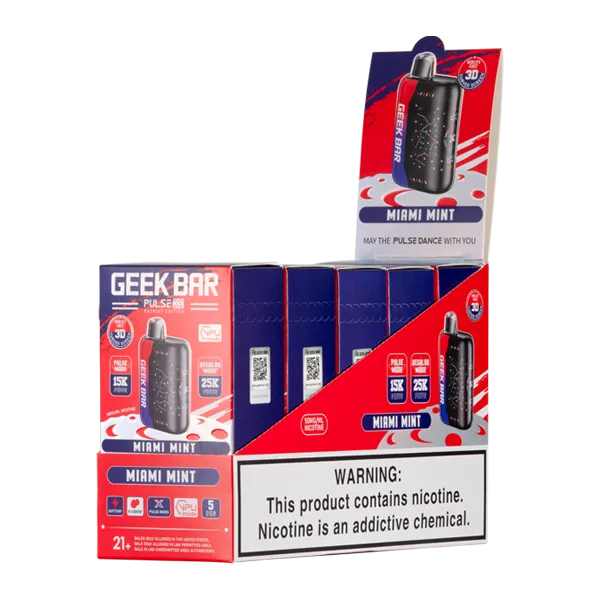 Miami Mint Geek Bar Pulse X (Patriot Edition)