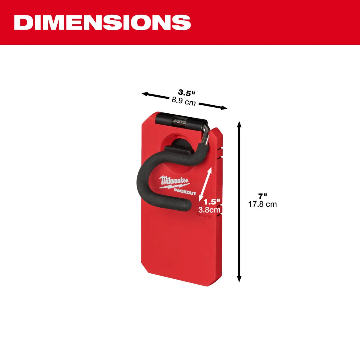 Milwaukee 48-22-8333 - PACKOUT™ 4” S-Hook